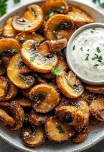 Fried Mushrooms with Ranch Recipe