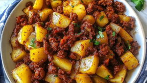 Papas con Chorizo Recipe