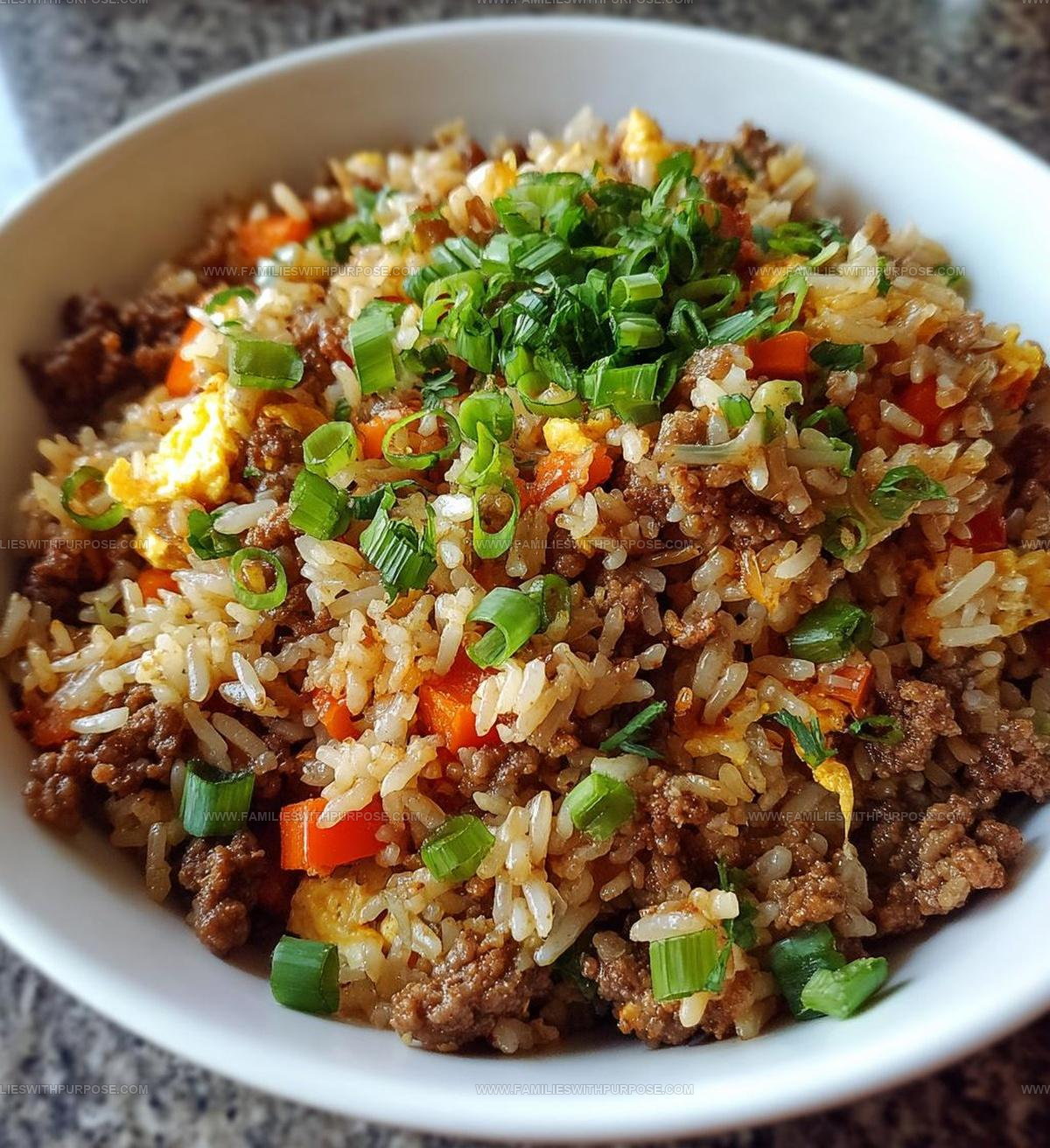 Ground Beef Fried Rice Recipe