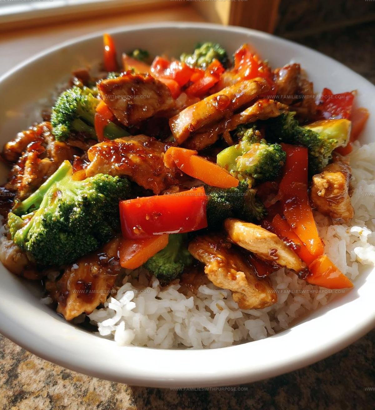Spicy Asian Firecracker Chicken Stir Fry Recipe