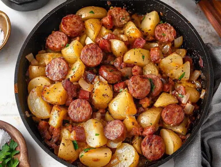 Skillet Style Smoked Sausage And Potatoes Recipe
