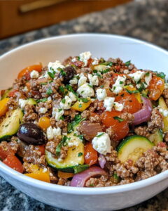 Mediterranean-Style Mediterranean Ground Beef Stir Fry Recipe