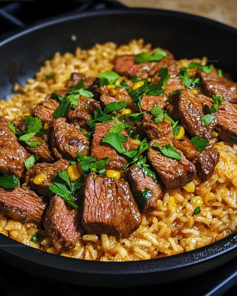 Cajun Ranch Steak and Rice Recipe