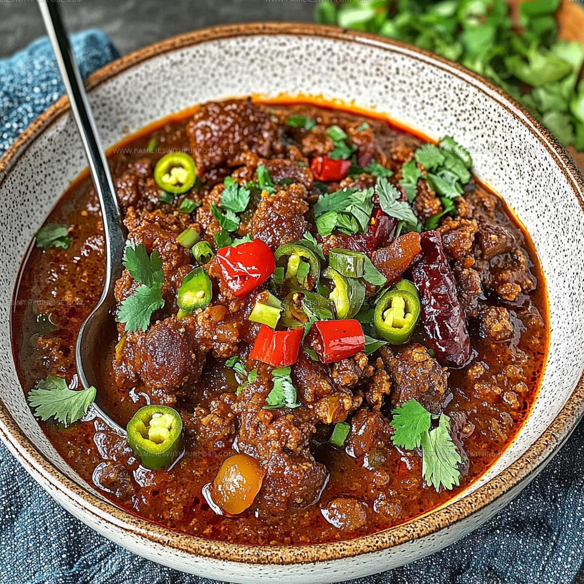 Spicy Gochujang Chile Con Carne Recipe