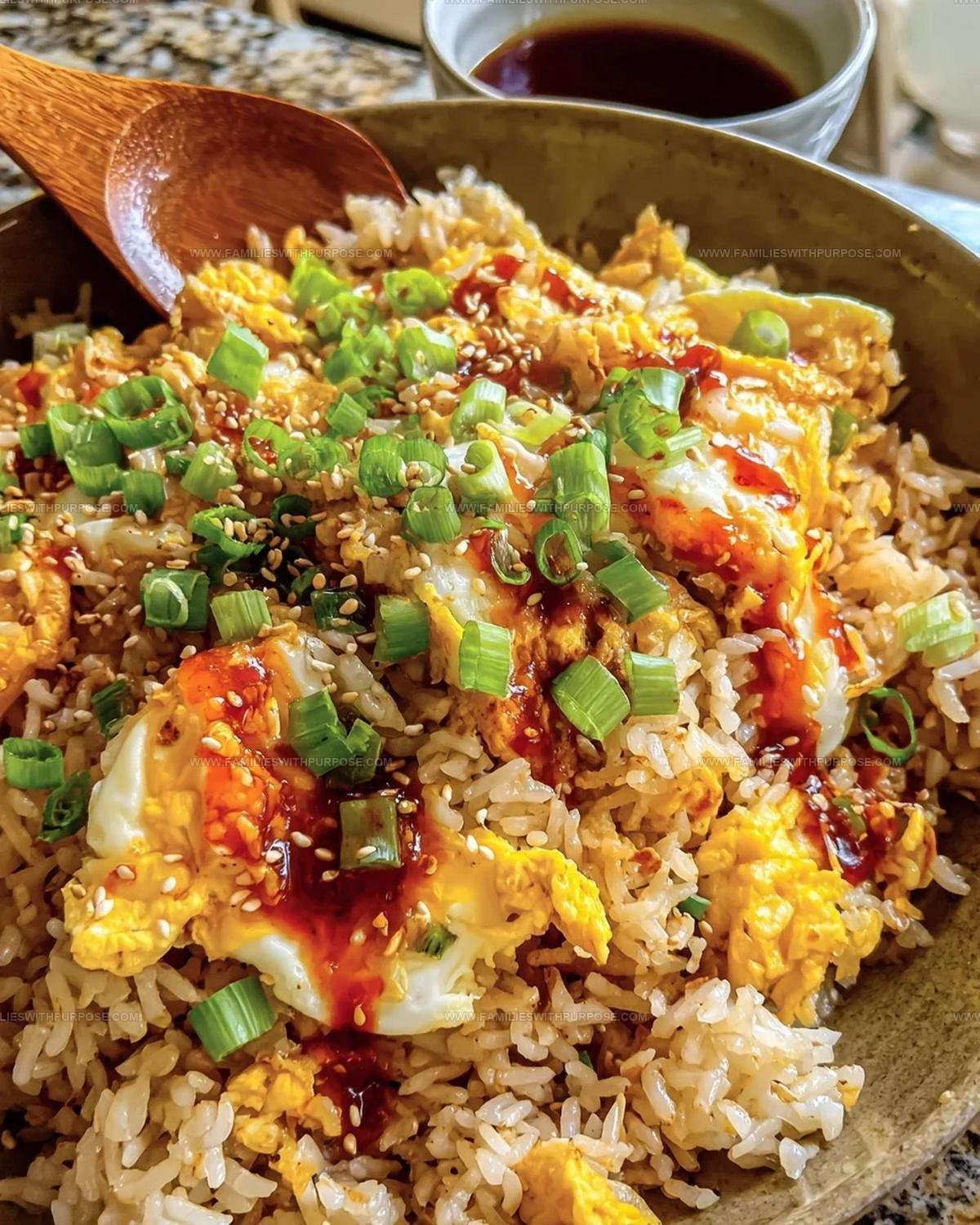 Spicy Egg Fried Rice Recipe