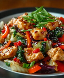 Wok Style Chicken Cabbage Stir Fry Recipe