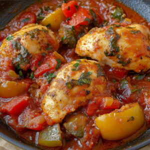 One-Pan Chicken Cacciatore with Peppers Recipe
