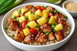 Weeknight Pineapple Chicken And Rice Recipe