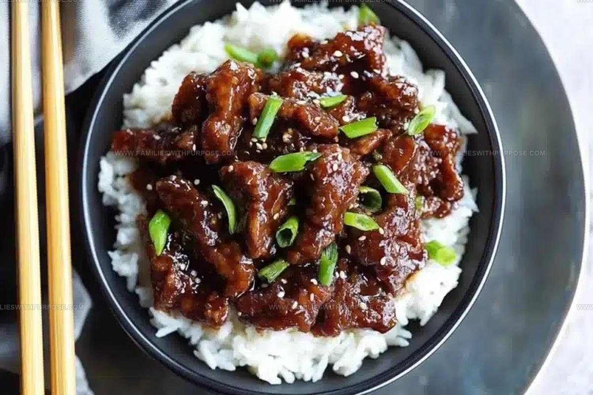 Savory Mongolian Beef Recipe