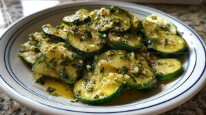 Garlic Herb Sauteed Zucchini Recipe