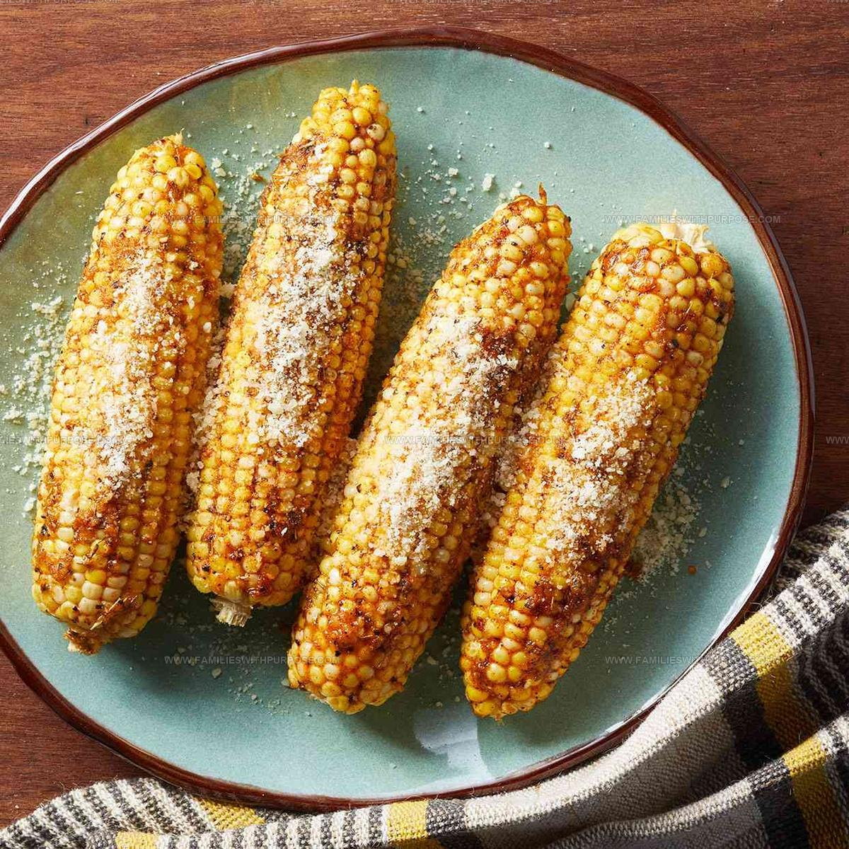 Roasted Corn with Parmesan and Paprika Recipe