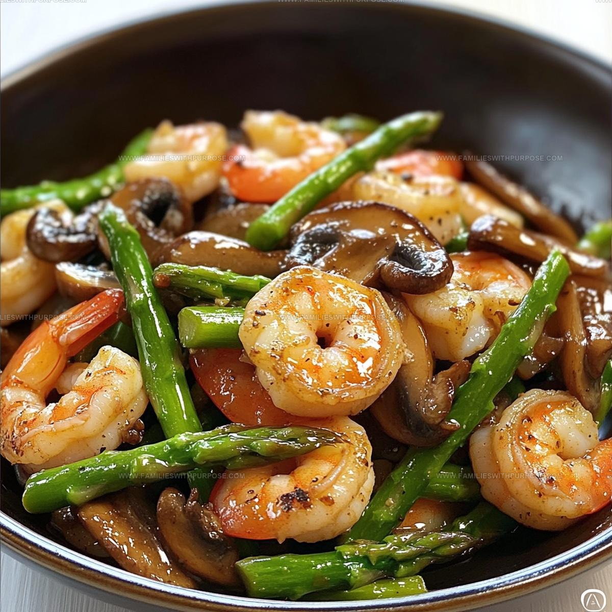 Spring Veg Shrimp And Asparagus Stir Fry Recipe