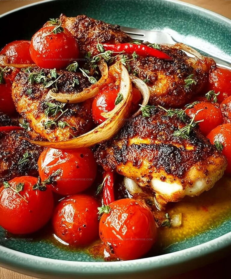 Spicy Vinegar Chicken Tomatoes Recipe