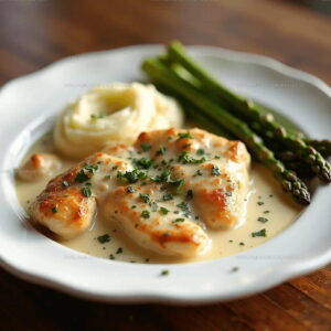 Cream Sauce Garlic Parmesan Chicken Recipe