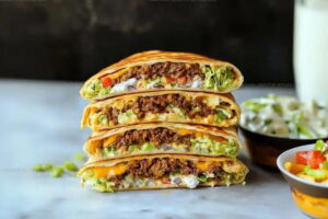 Crunchy Homemade Crunchwrap Supreme Recipe