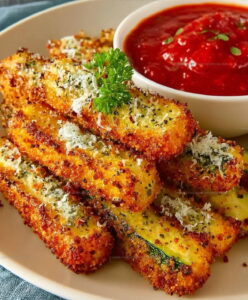 Crispy Fried Zucchini Rounds Recipe