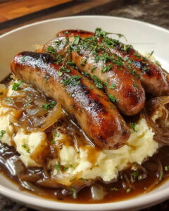 Bangers and Mash with Stout Gravy Recipe