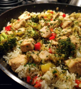 One-Pan Chicken Broccoli Rice Recipe Recipe