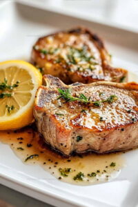 Lemon Butter Pork Chops Recipe