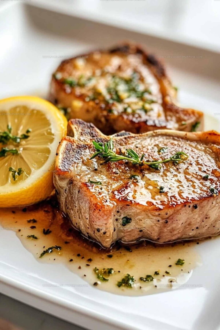 Lemon Butter Pork Chops Recipe