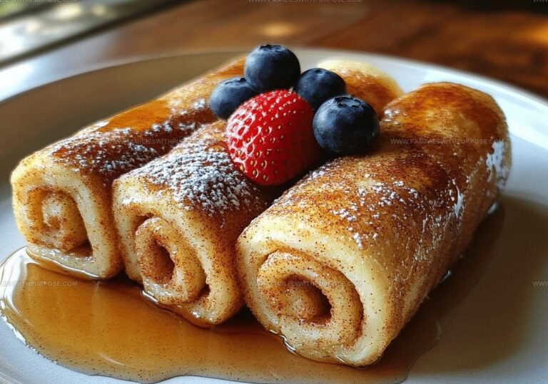 Cinnamony Roll French Toast Roll-Ups Recipe