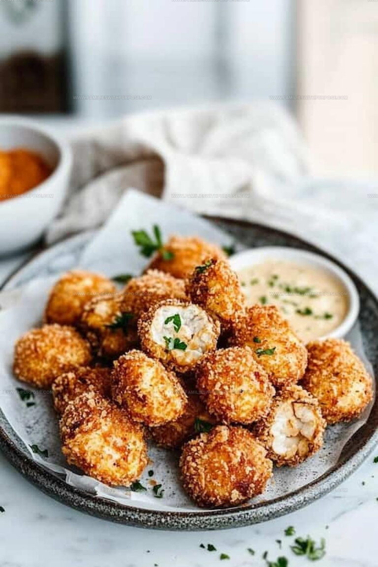Garlic Parmesan Fried Mushrooms Recipe
