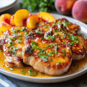 Summer-Inspired Peach Glazed Pork Chops Recipe