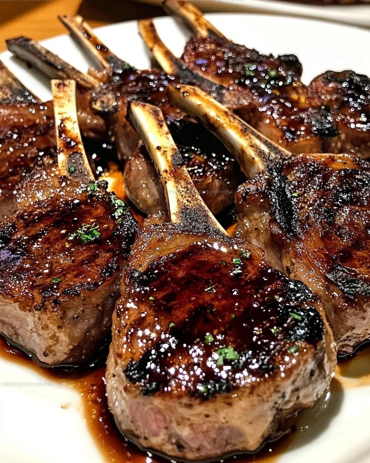 Honey Garlic Glazed Lamb Chops Recipe