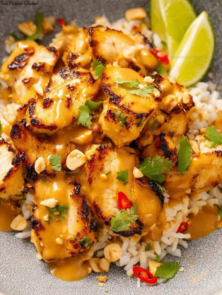 Coconut-Sauce Thai Peanut Chicken Recipe