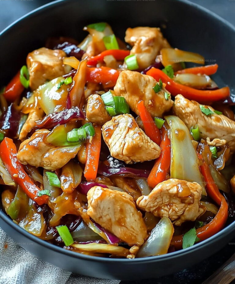 Weeknight Chicken Cabbage Stir Fry Recipe