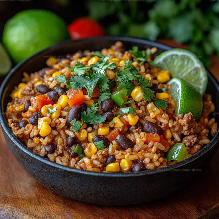 Super Easy Mexican Beef And Rice Skillet Recipe