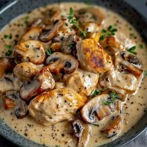 Creamy Chicken Mushroom Recipe