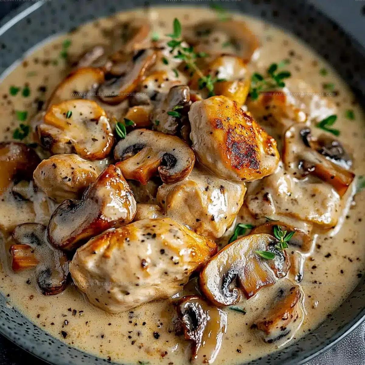 Creamy Chicken Mushroom Recipe