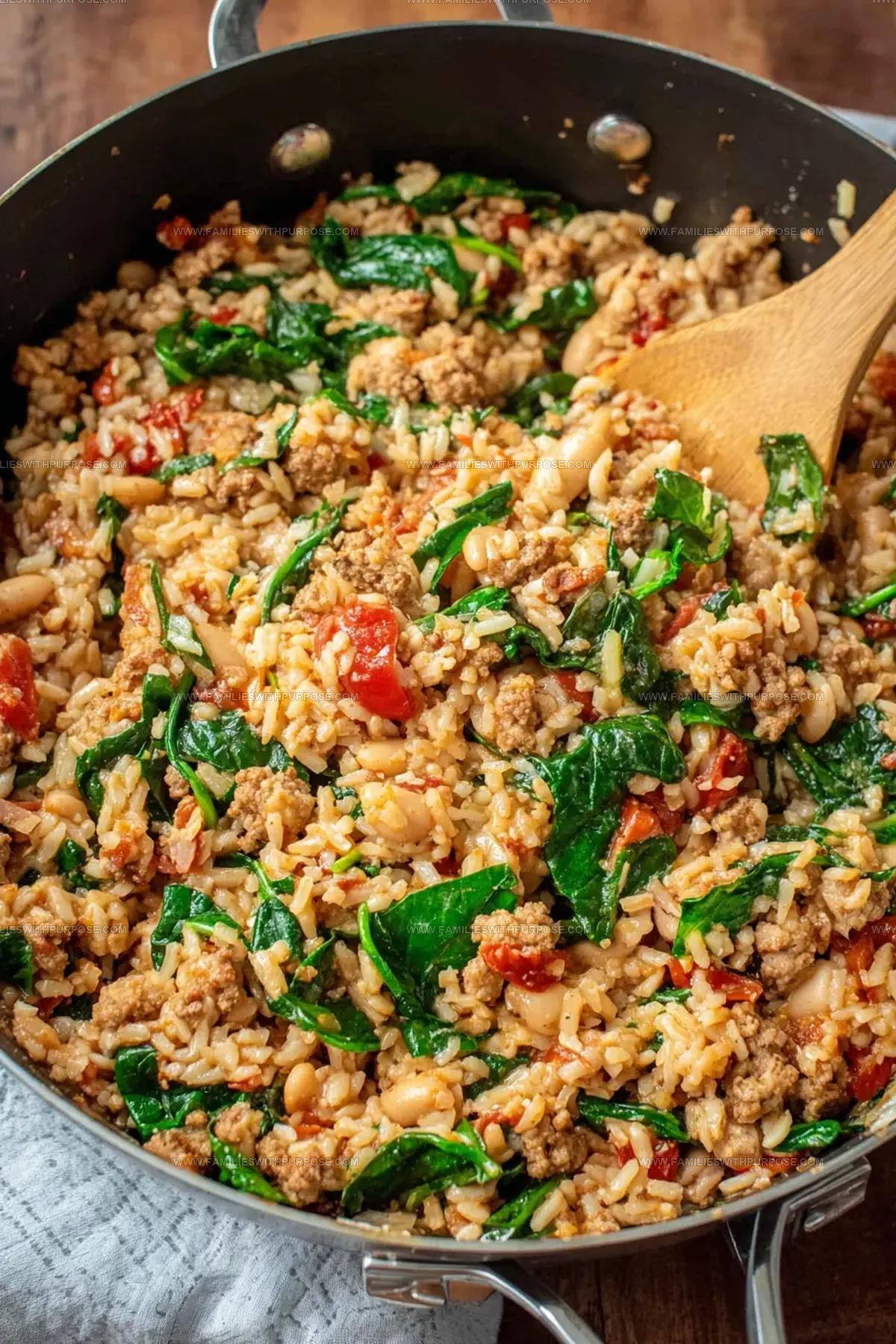 Italian Sausage and Rice Skillet Recipe