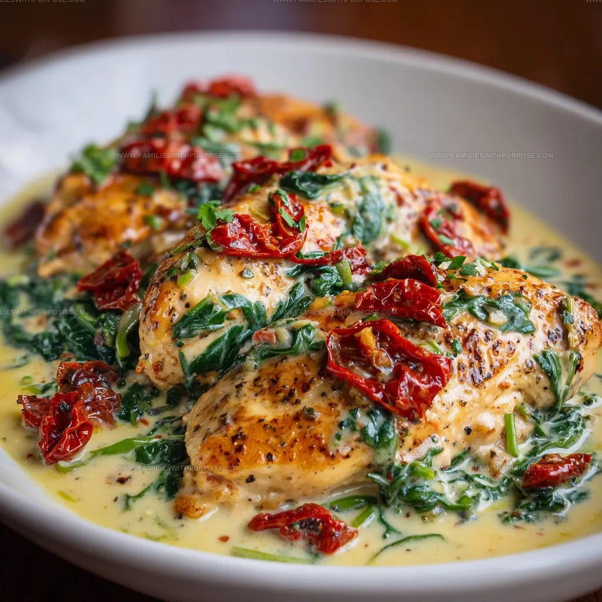 Creamy Tuscan Garlic Chicken Recipe