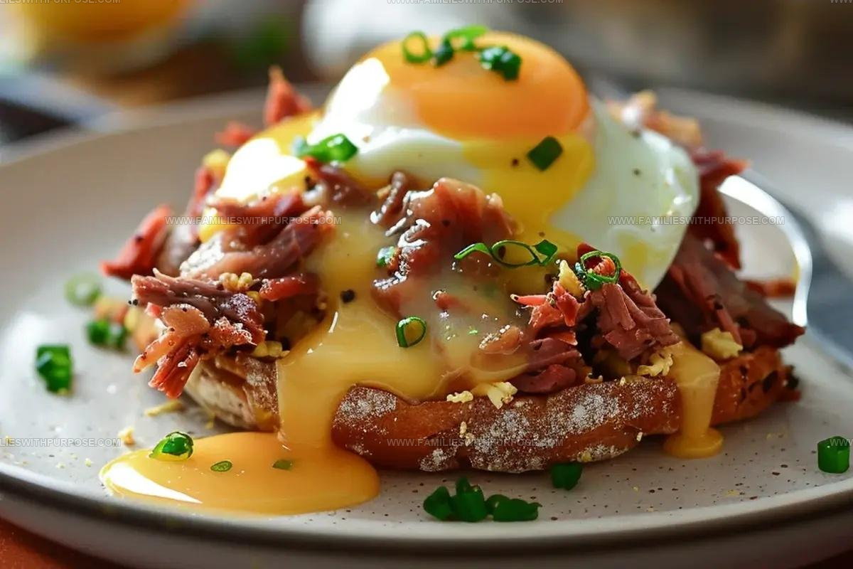 Corned Beef Hash Eggs Benedict Recipe