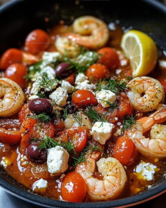 Greek Style Shrimp Saganaki Recipe