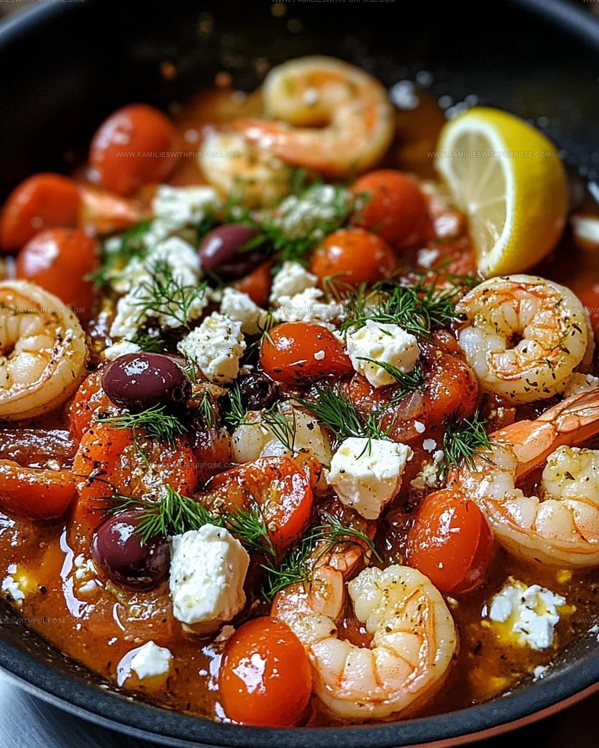 Greek Style Shrimp Saganaki Recipe