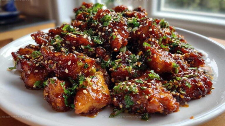 Skillet Spicy Honey Garlic Chicken Recipe