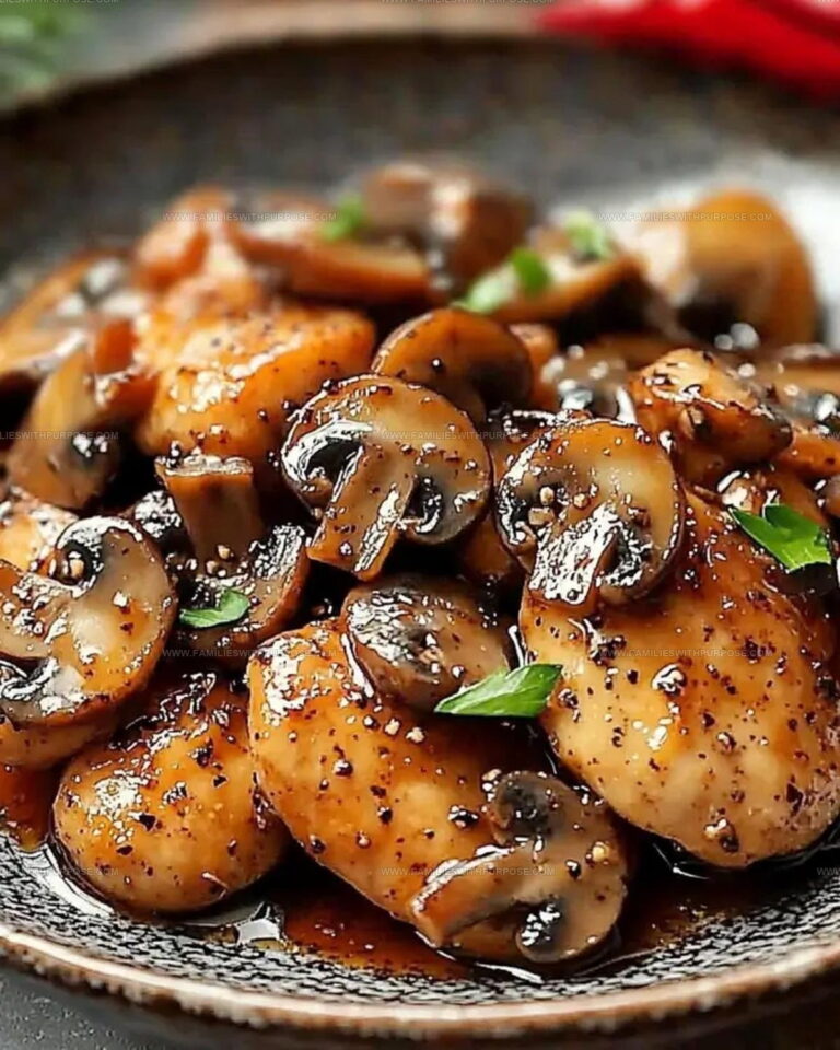 Mushroom Loaded Black Pepper Chicken Recipe