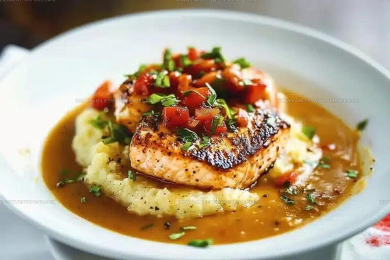 Creole Salmon and Grits Recipe