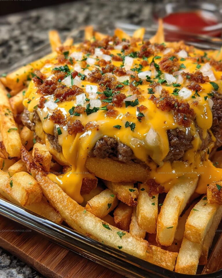 French Fry Cheeseburger Recipe