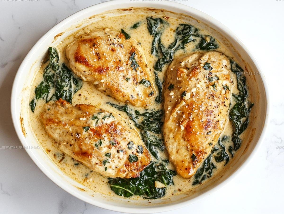 Creamy Spinach Chicken Florentine Recipe