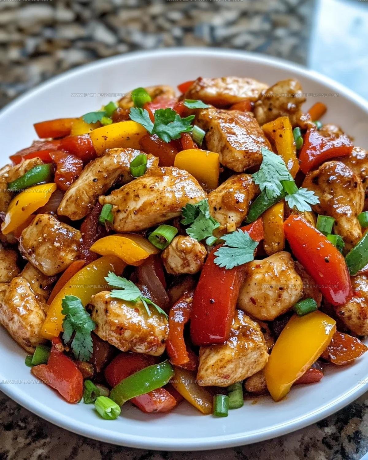 Spicy Bell Pepper Chicken Recipe