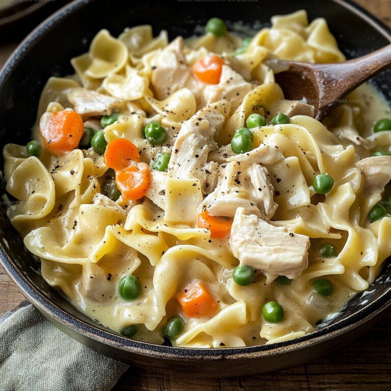 Chicken Pot Pie Noodles Recipe