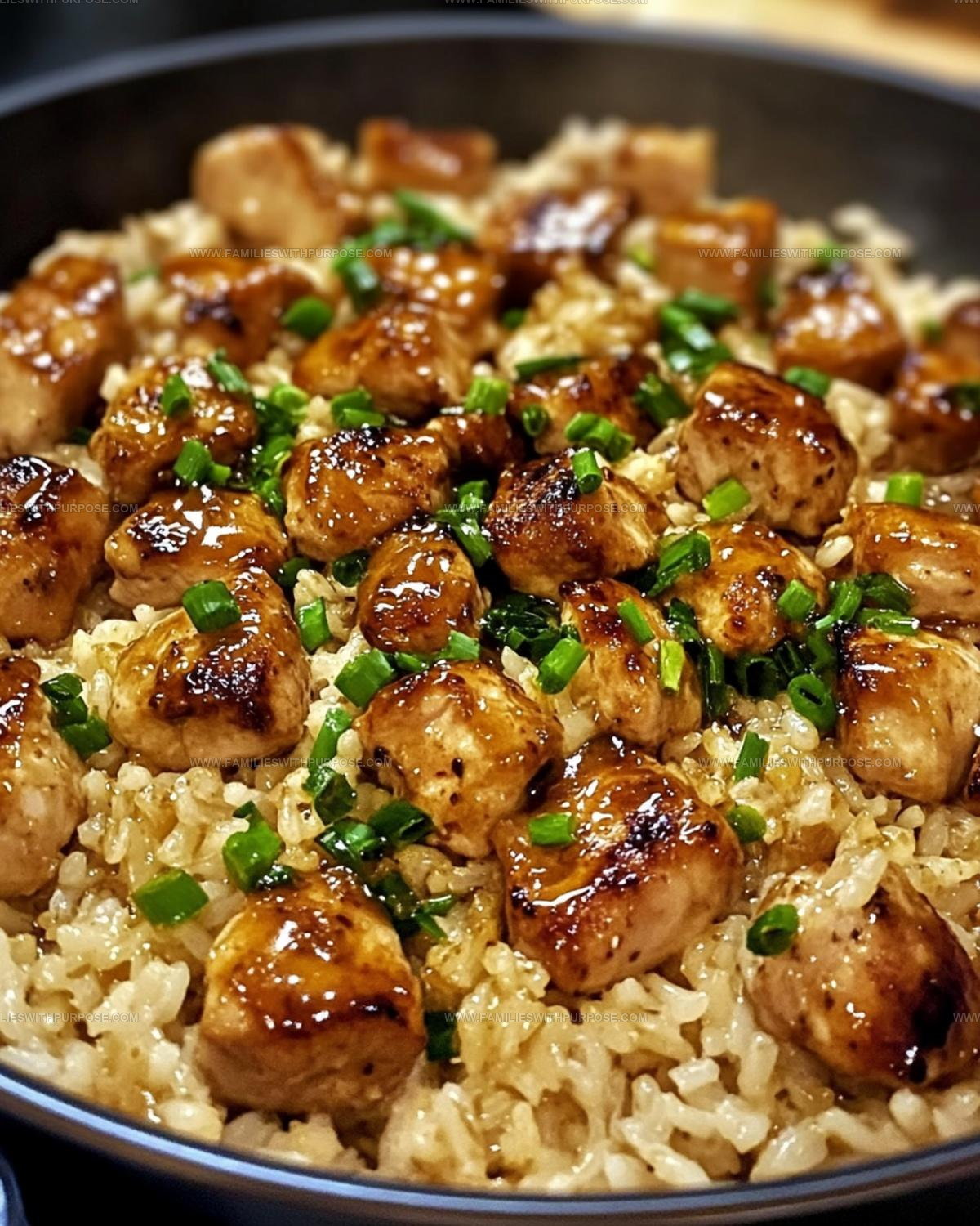 Honey Butter Garlic Chicken and Rice Recipe