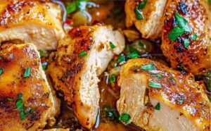 Skillet Garlic Butter Chicken Thighs Recipe