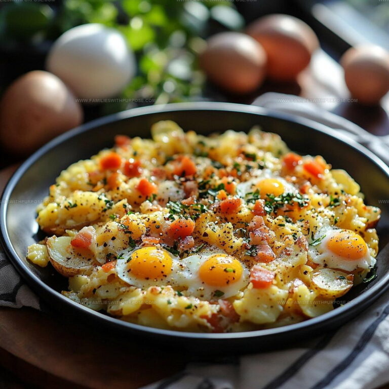 Breakfast-Style Potato Egg Scramble Recipe