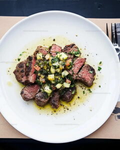 Pepper Steak With Garlic Butter Recipe