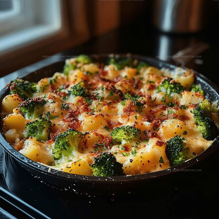 Cheesy Broccoli Potato Pan Recipe